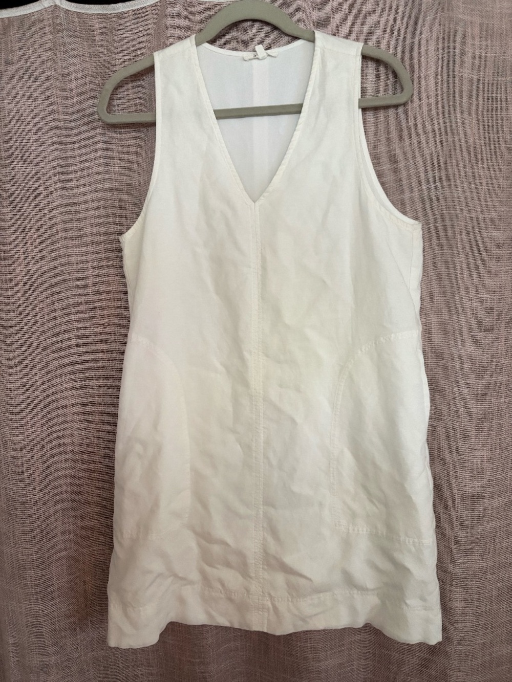 white shift dress